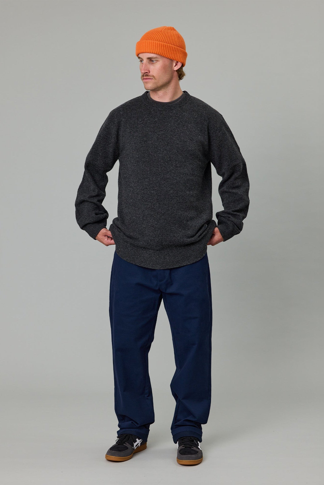 Merino Sea Crew - Graphite