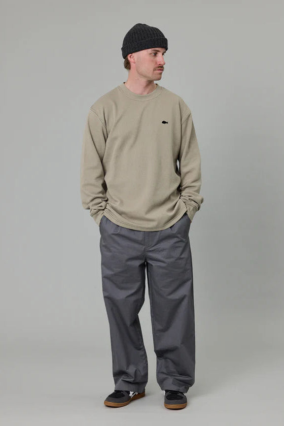 Stamp Pique LS Tee