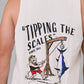 TIPPING THE SCALES SINGLET - ANTIQUE WHITE
