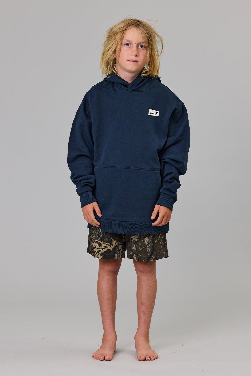Mini Apologies Hood Navy