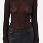Atlas Knit Top - Bark