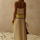 The Sian Top - Canary Stripe