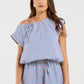 Lustre Top - Carnival Stripe
