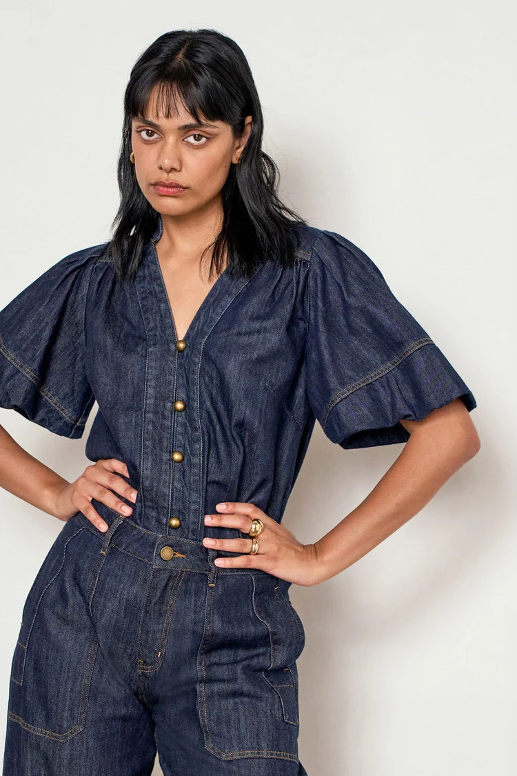 Magnify Top - Dark Denim