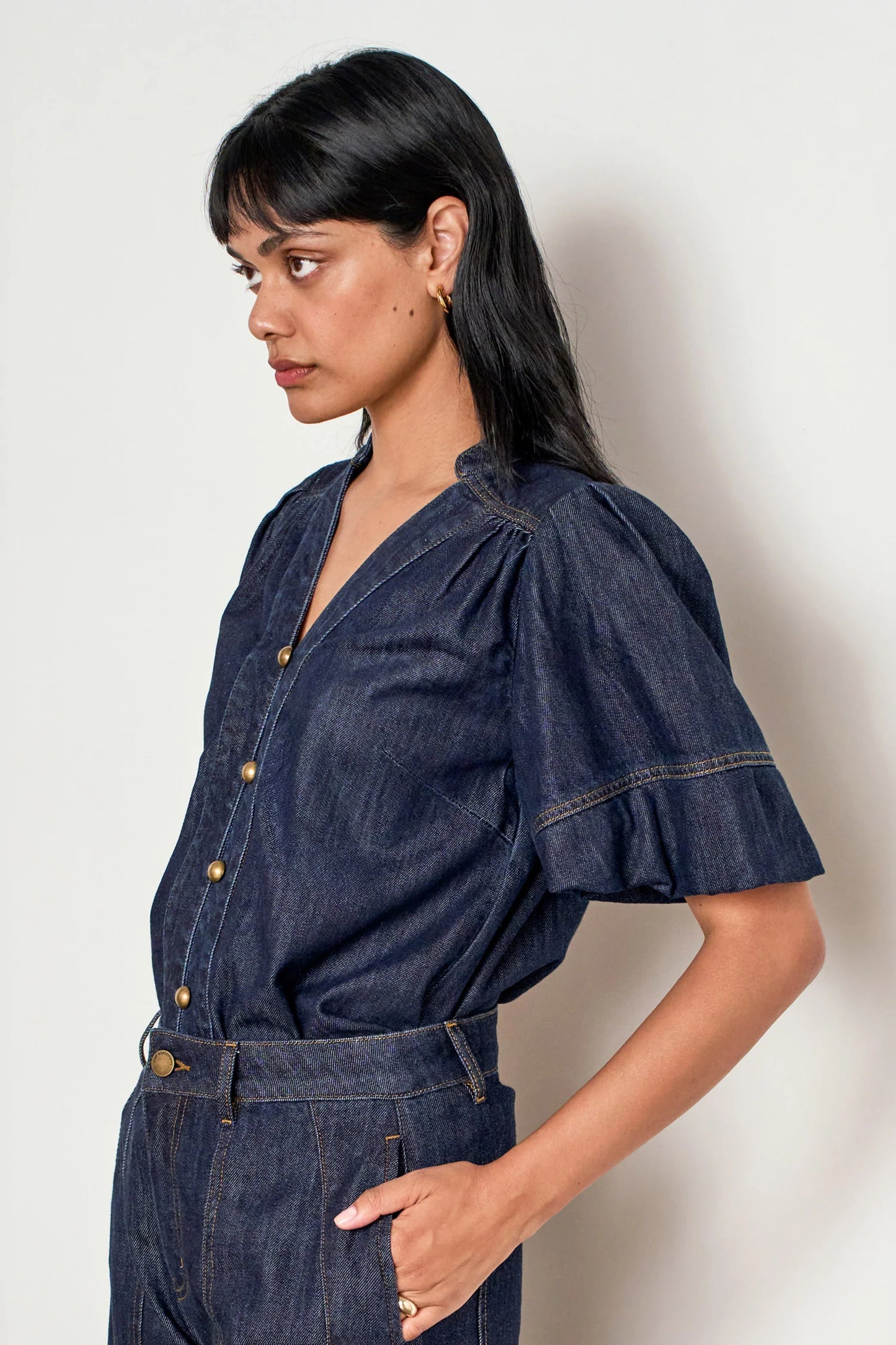 Magnify Top - Dark Denim