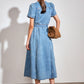 Allude Dress - Mid Denim
