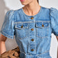 Allude Dress - Mid Denim