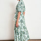 Cascade Dress - Fern Paisley