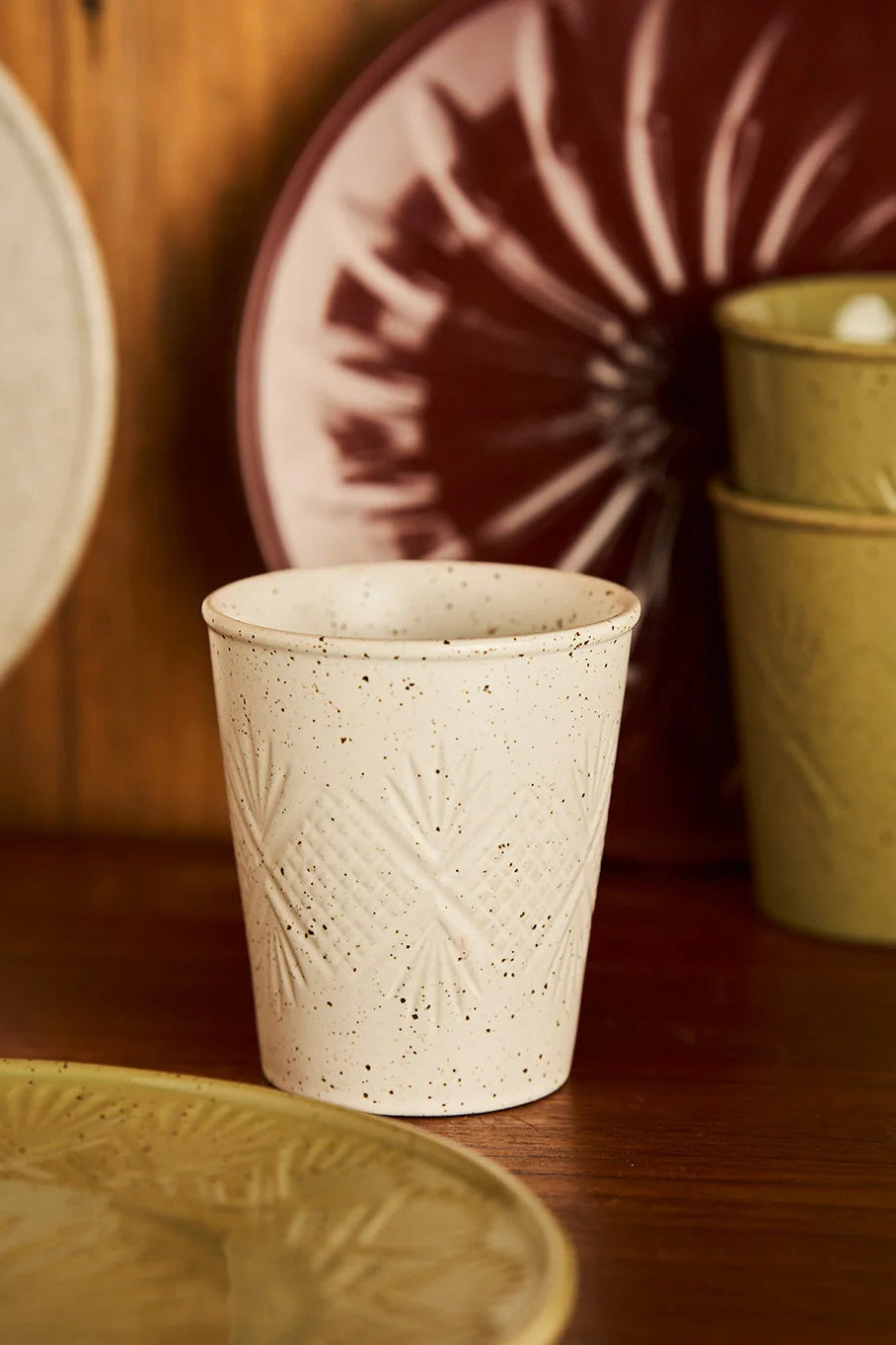 2pc Latte Mug in White Gloss / Hardware Lane