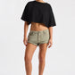 Bandits LW Denim Shorts - Super Khaki