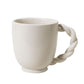 Cable Handled Mug - Vanilla