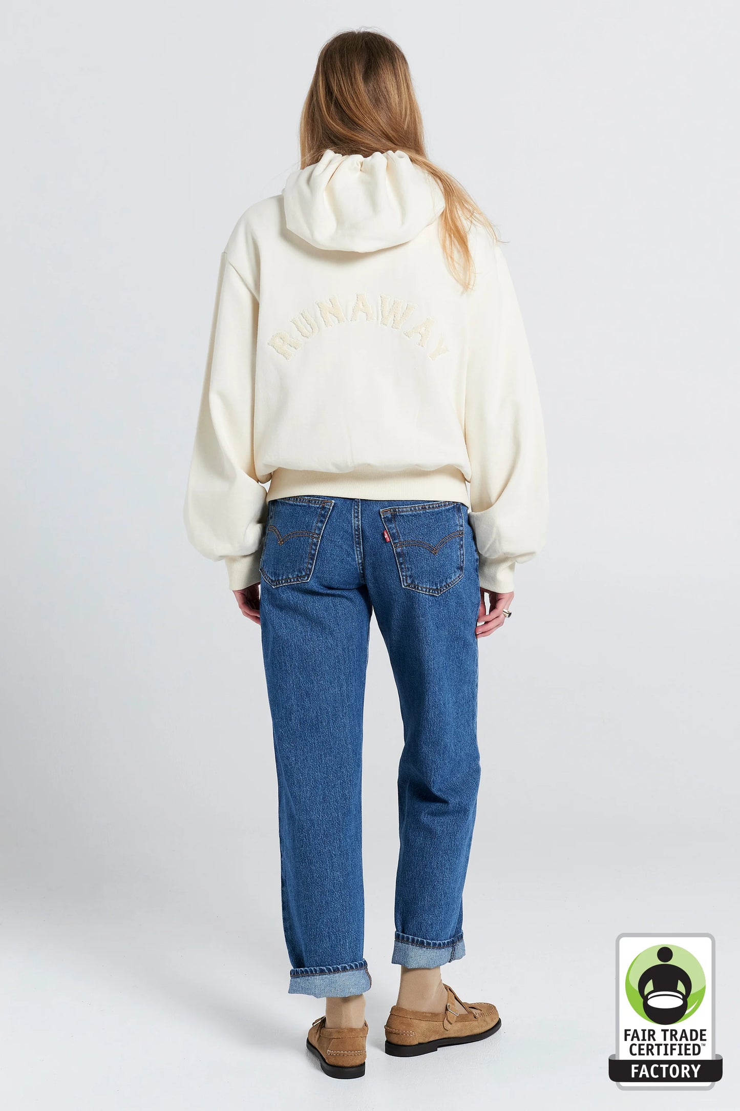 Runaway College Cropped Hoodie