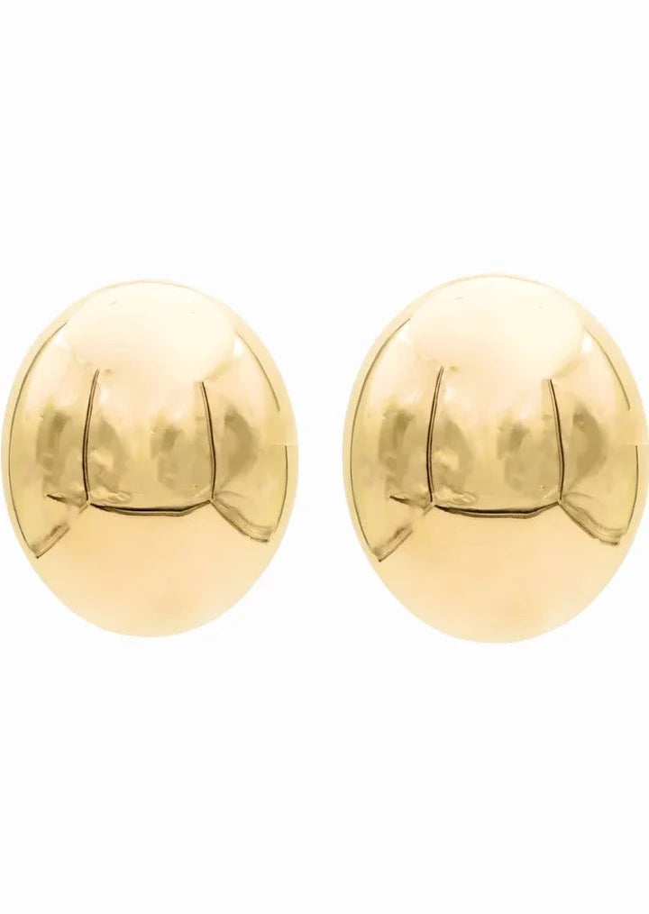 Blob Earrings - Gold