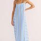 Nimue Midi Dress - Blue Stripe