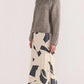 Aura Bias Midi Skirt - Abstrat