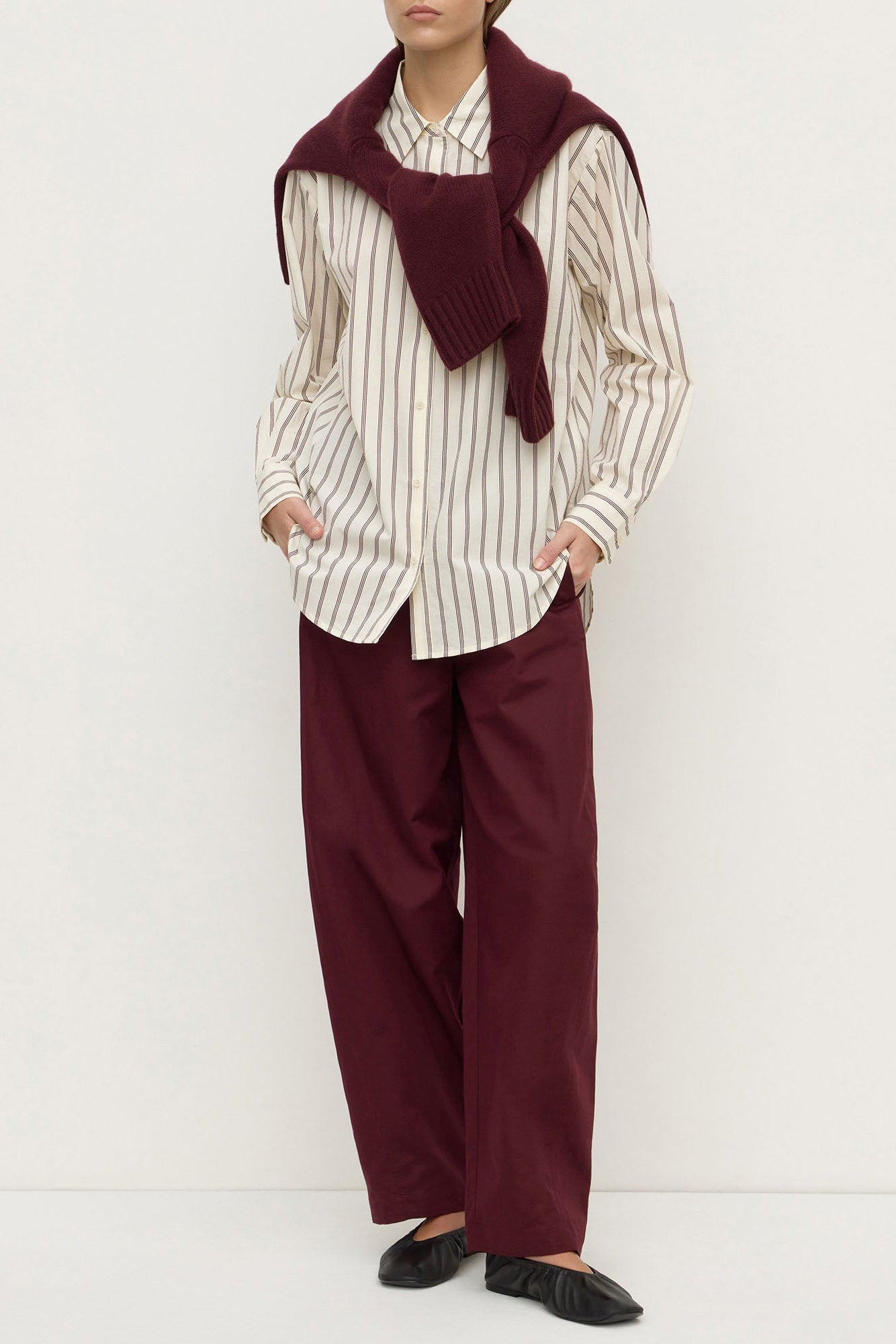 Amaro Italian Stripe Long sleeve Shirt