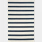 Multi Stripe Towel - Cream/ True Navy
