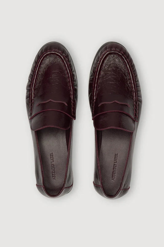 Avenue Leather Loafer - Crinkle Umber
