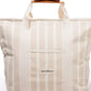 The Cooler Tote Bag - Monaco Natural Stripe