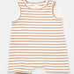 Brodie Romper - Tan Stripe