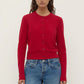 Benny Knit Cardigan - Mulberry