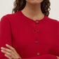 Benny Knit Cardigan - Mulberry