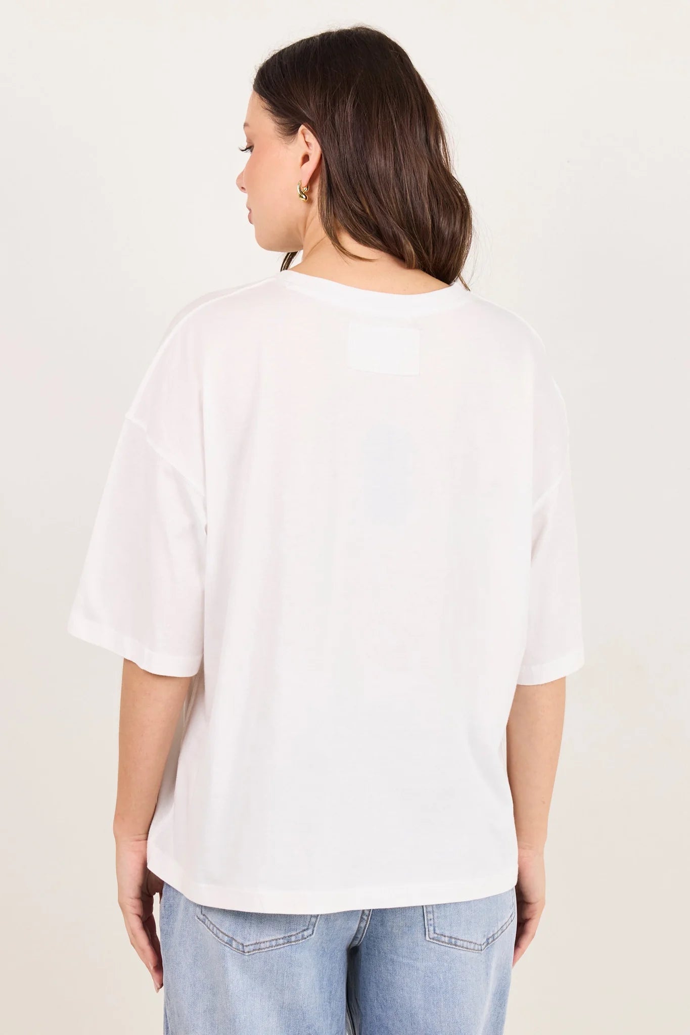 Boyfriend White Oversized Tee