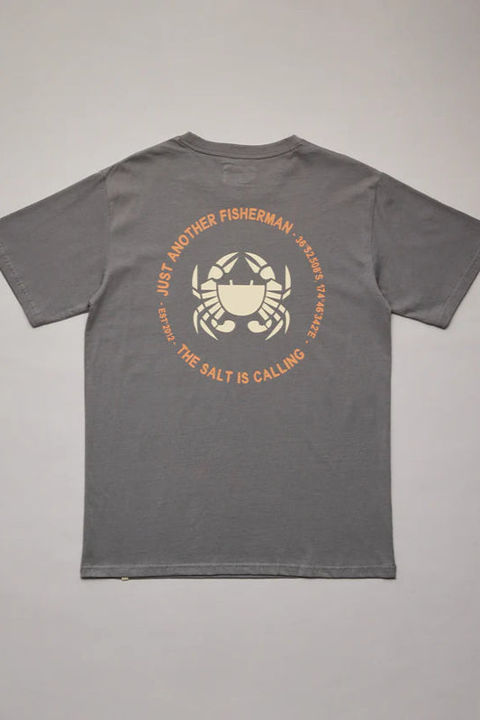Paddle Crab Tee - Charcoal