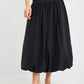 Intensity Black Bubble Midi Skirt