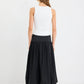 Intensity Black Bubble Midi Skirt