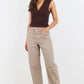 Idolise Taupe Stretch Soft Barrel Jean