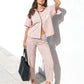 Idolise Pale Pink Stretch Soft Barrel Jean
