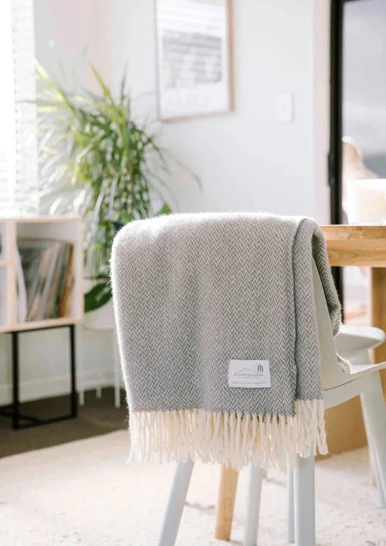 Gully Grey Throw