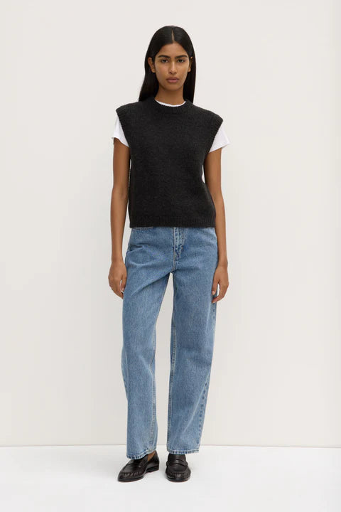 Everly Knit Vest - Black