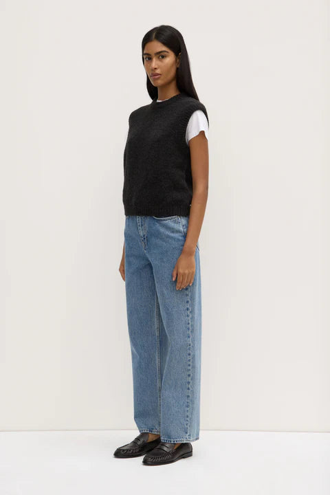 Everly Knit Vest - Black