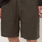Finley Linen Short - Dark Military