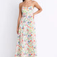Gaze Wild Botanical Strappy Maxi Dress