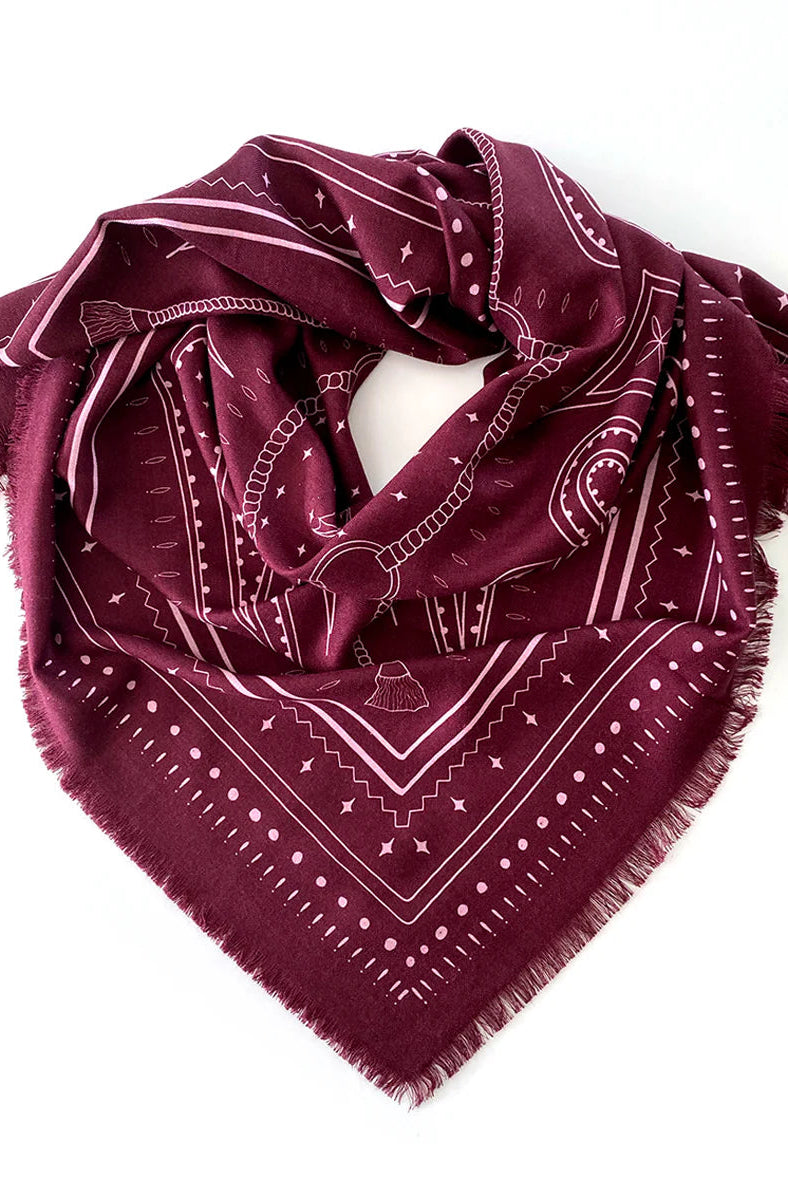 The Handfield Wool Silk Scarf
