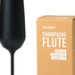 Huski Champagne Flute - Black
