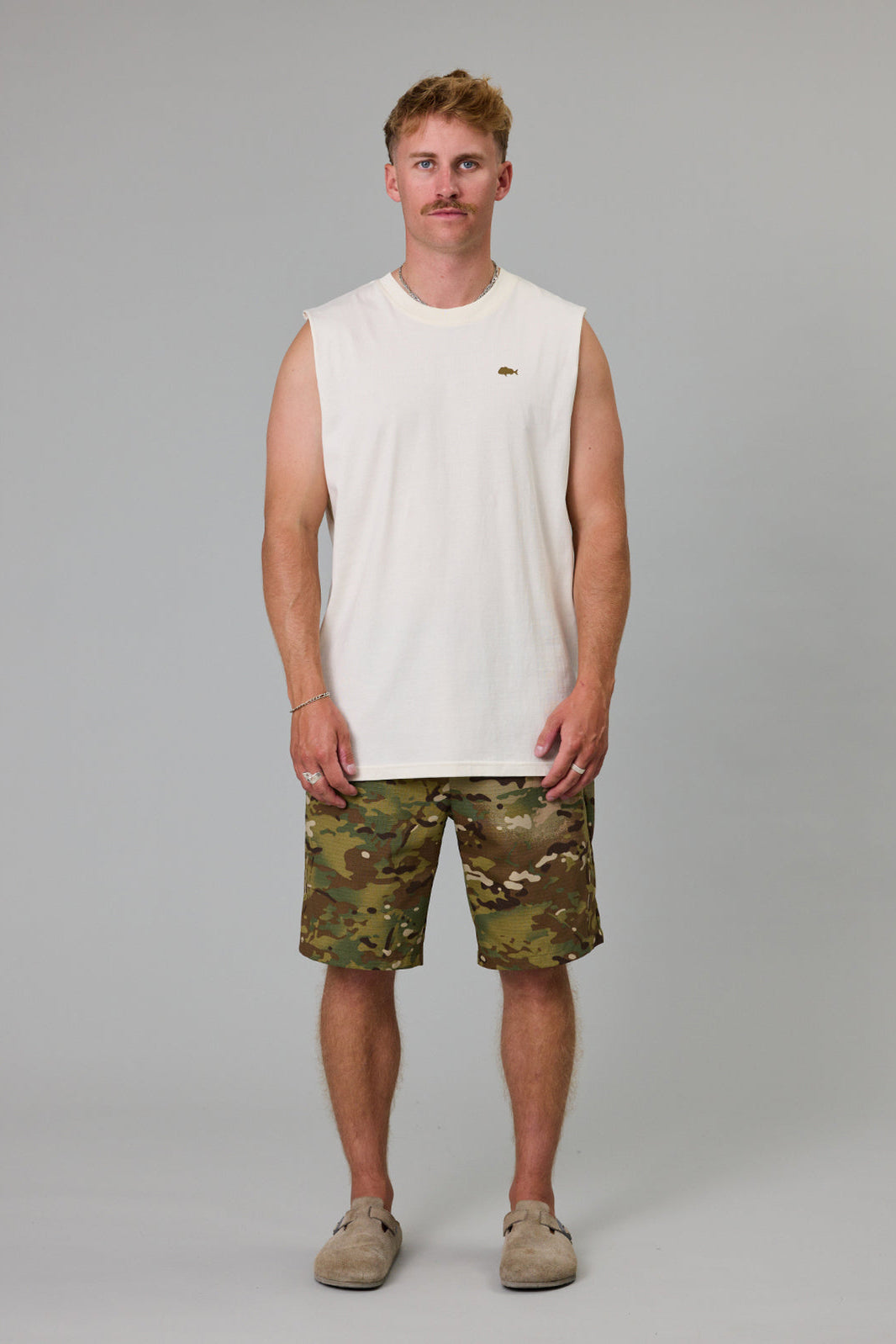 Stamp Tank - Artique White