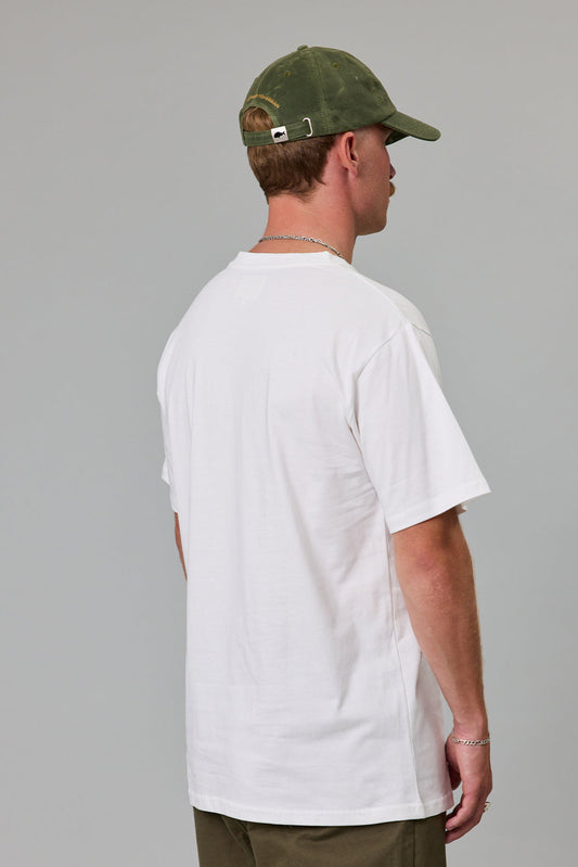 Stamp Sea Tee - White
