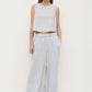 Estelle Linen Top - Cloud