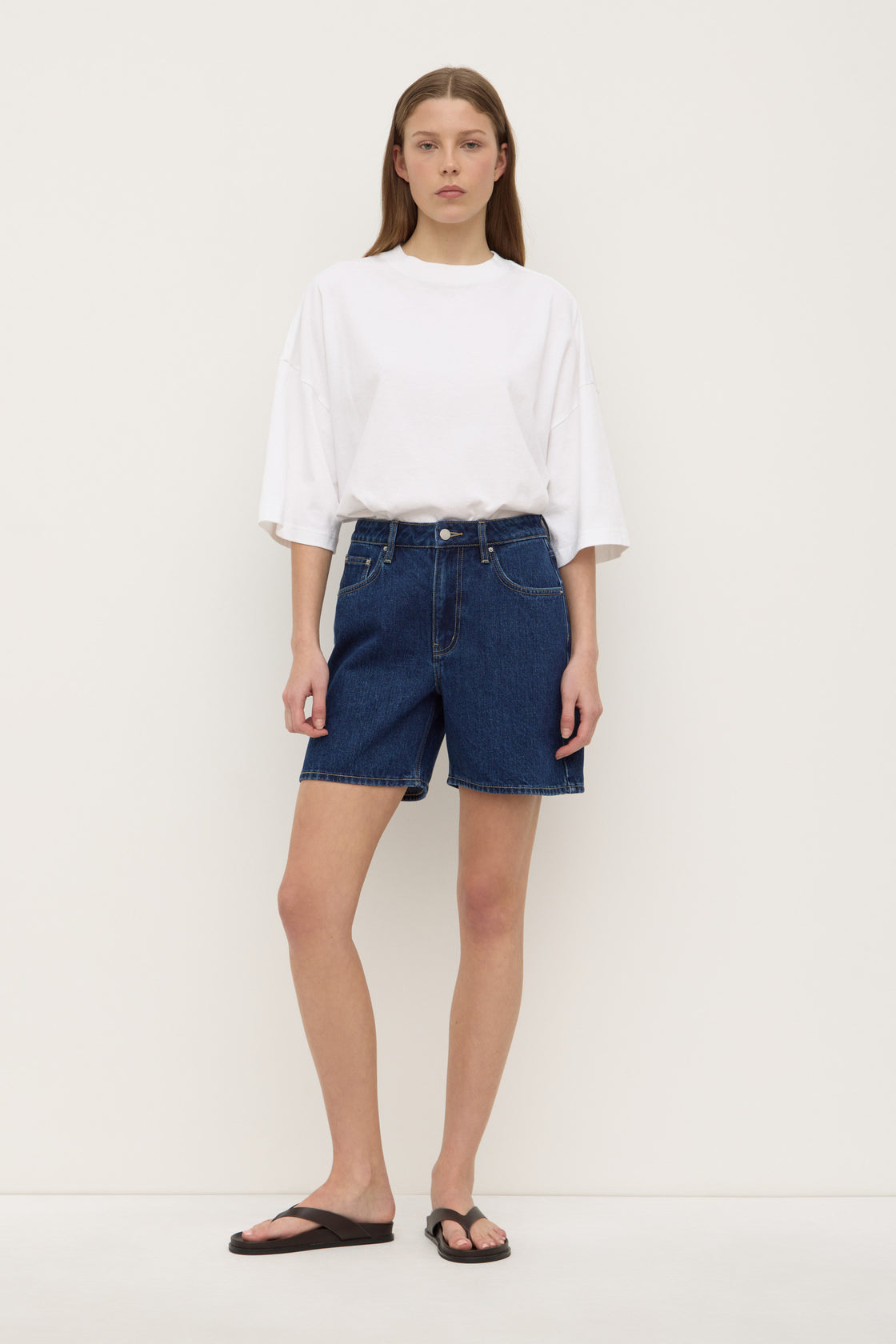 Mid Rise Vintage Denim Short - Heritage