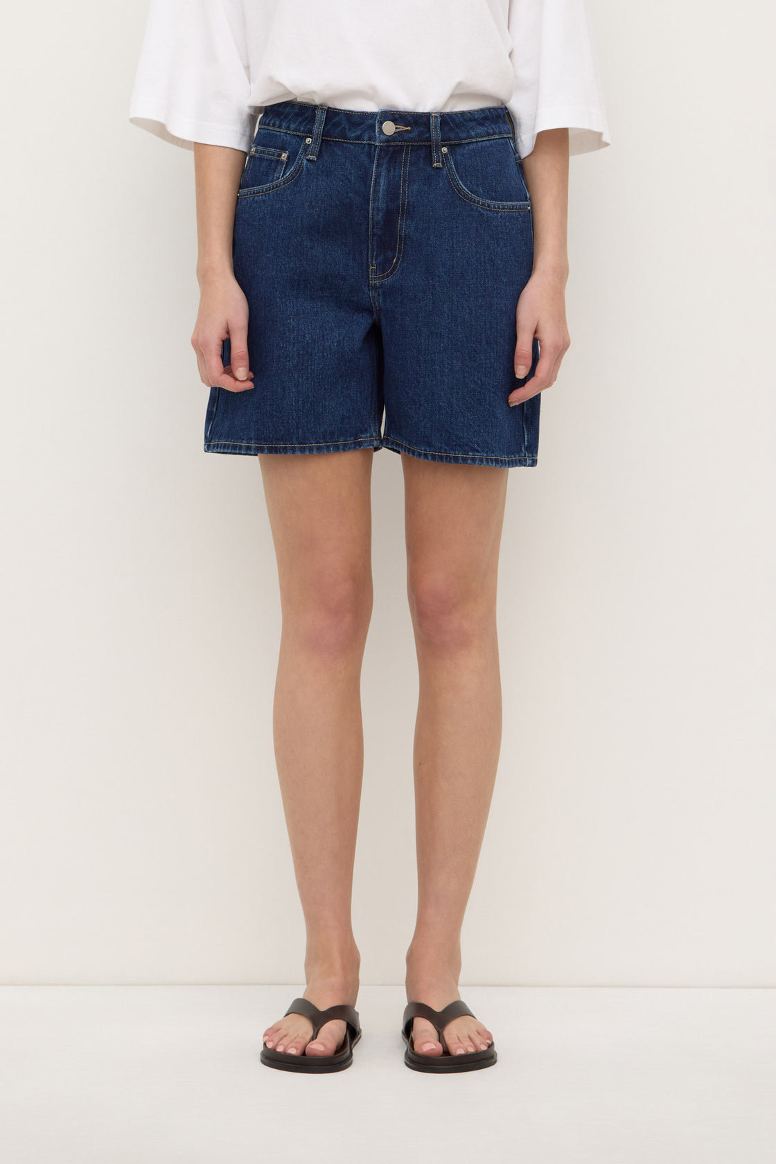 Mid Rise Vintage Denim Short - Heritage