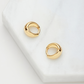Steph Hoop Small - Gld Mini Huggie