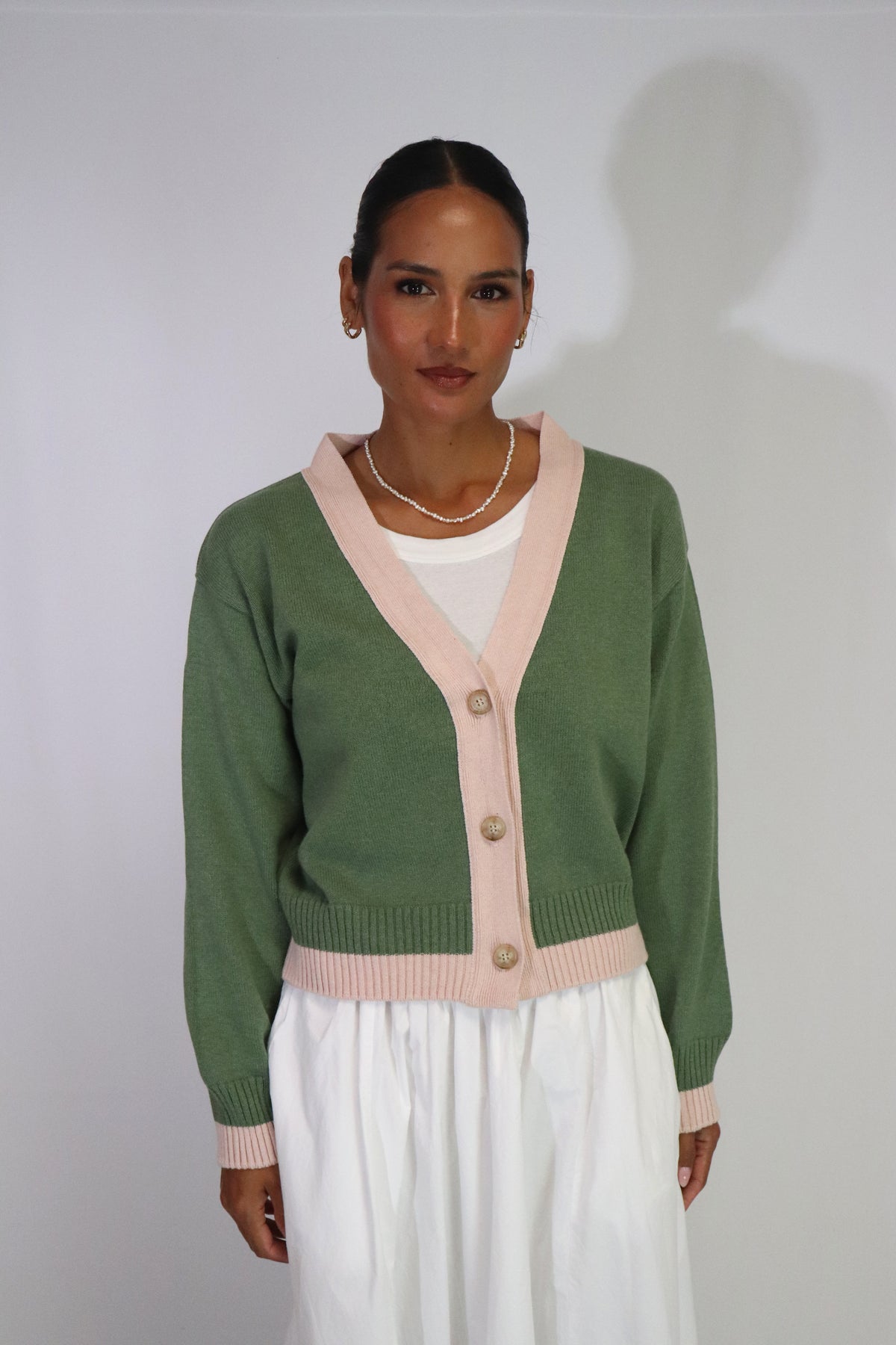 Tatano Contrast Cardi