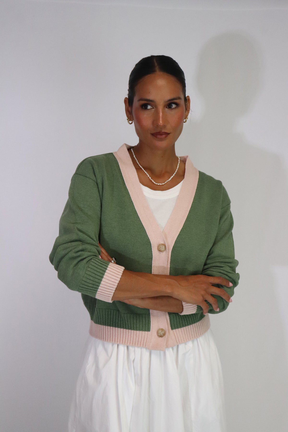 Tatano Contrast Cardi