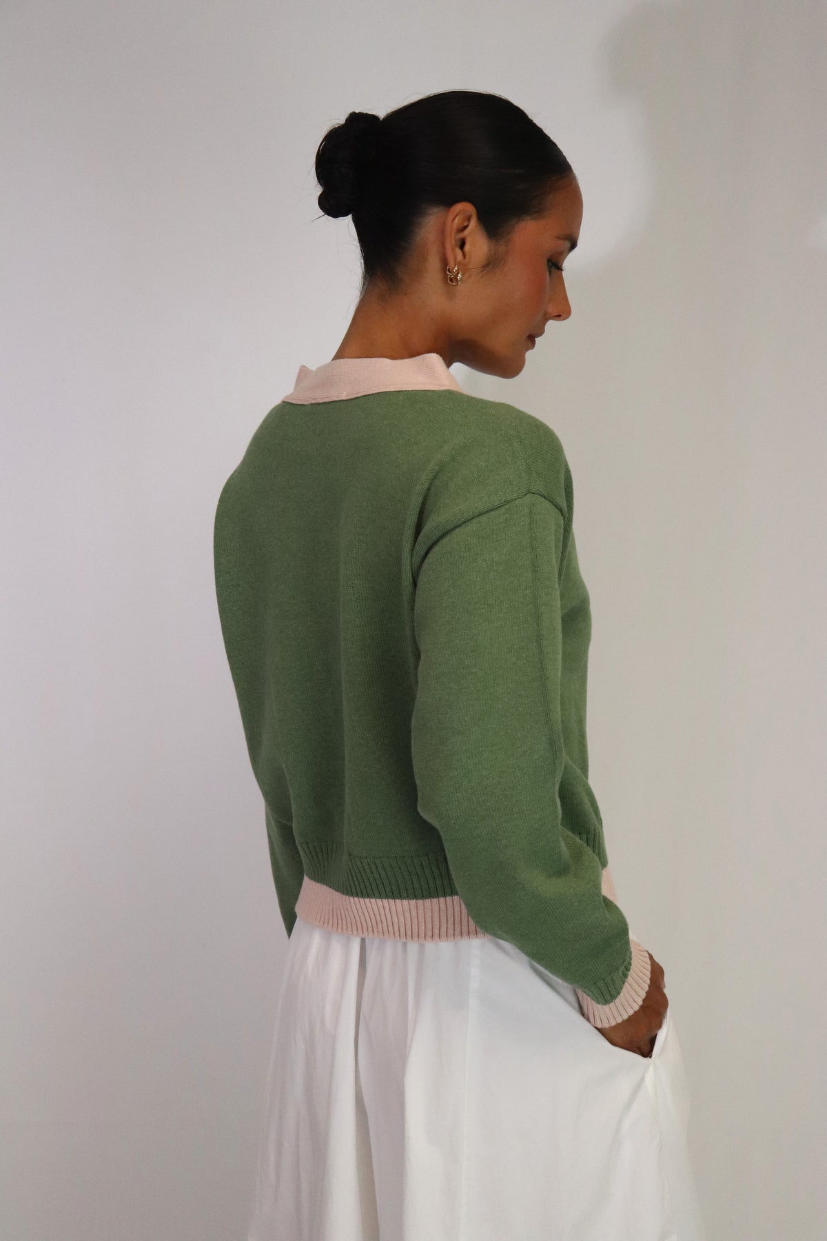 Tatano Contrast Cardi