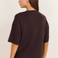 Intrepid Chocolate Relaxed Knit Tee