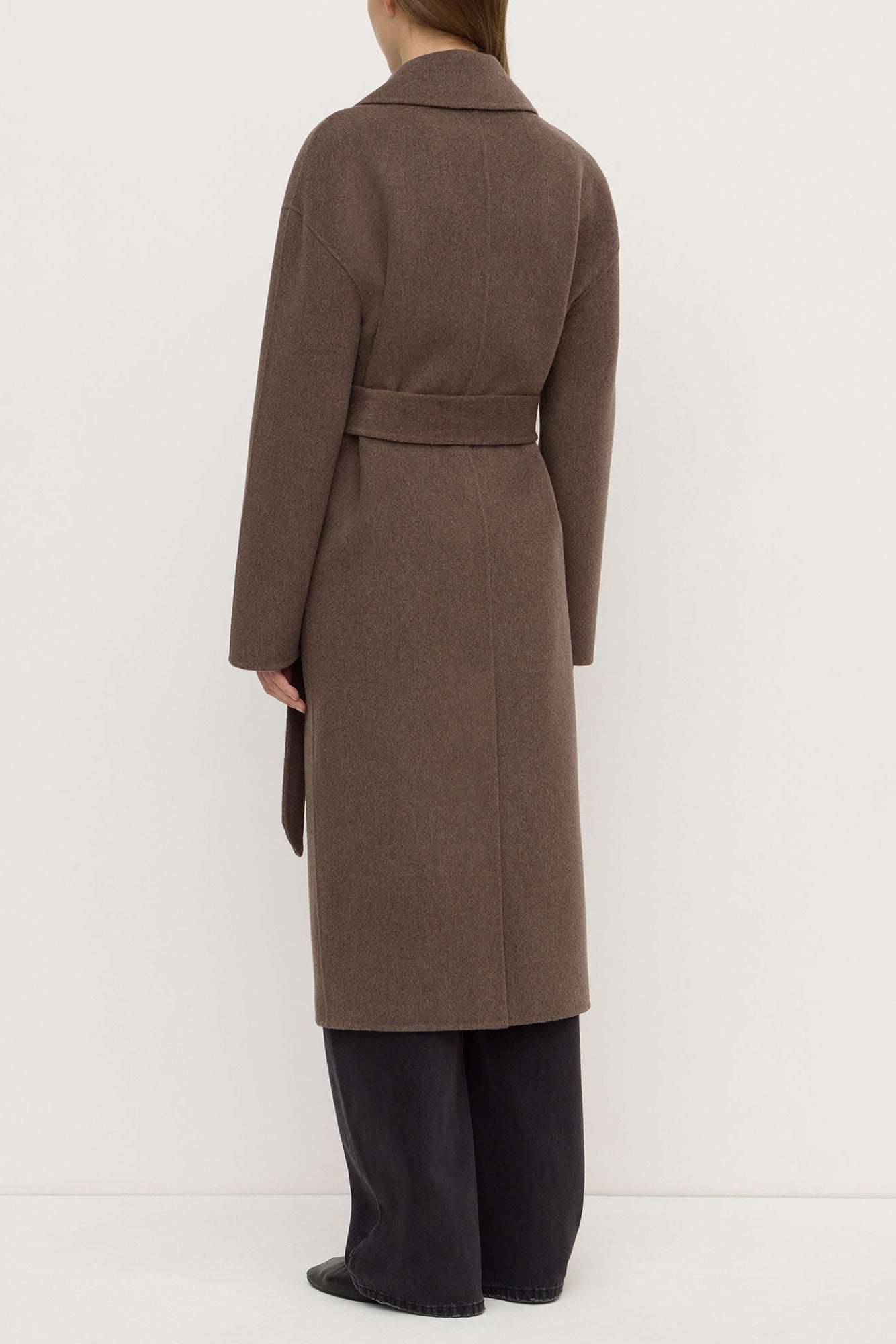 Ivy Wool Coat Cocoa Marle